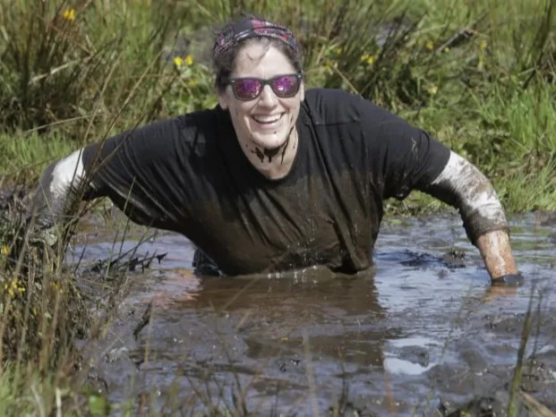 Waist deep mud at Bog Commander mud run